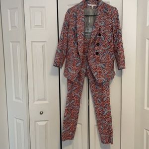 VERONICA BEARD paisley pantsuit set